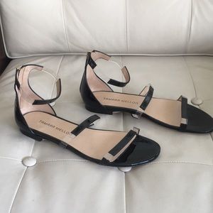 Tamara Mellon black and lucite sandal. NWOT size 7